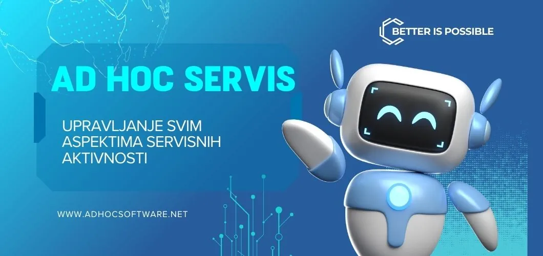 Ad Hoc Servis - aplikacija za vođenje servisa.
